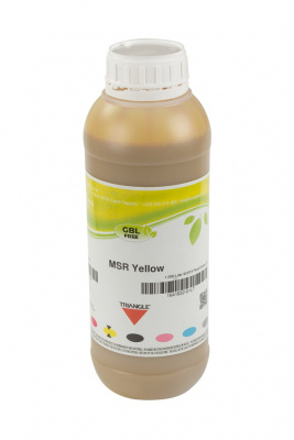 Чернила эко-сольвентные TRIANGLE Жёлтый. Серия: MSR
